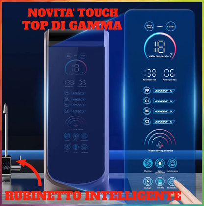 Alpha TOUCH 600 GPD - DEPURATORE ACQUA USO DOMESTICO CON RUBINETTO DIGITALE
